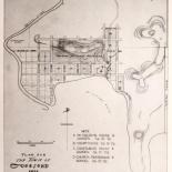 Plan for the Town of Gosford 1839. Source: Gosford District Historical Research Association.